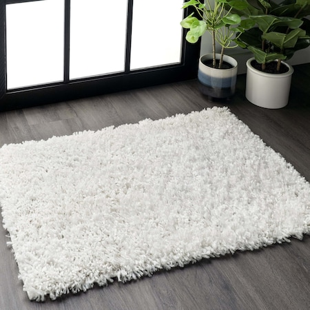 Nuloom Kara Solid Shag Area Rug 3ft x 5ft KKBX01A-305